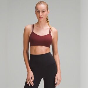 NWT Lululemon Like a Cloud Bra *Light Support, B/C Cup in Red Merlot - size 6